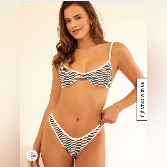 Dippin Daisys bikini set in 'Cola' size S - Picture 5 of 5